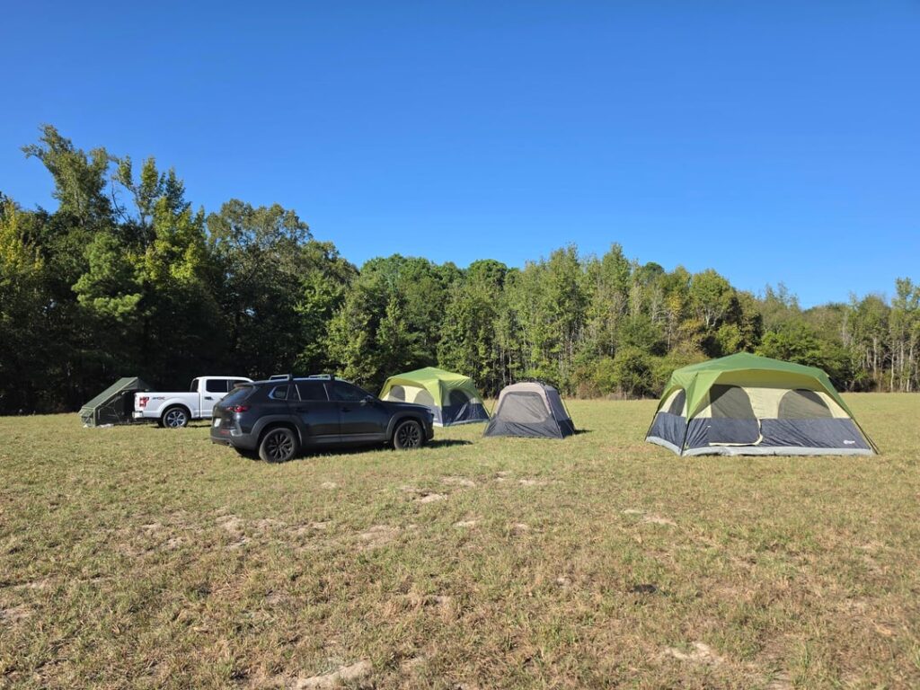 Camping out in east TX